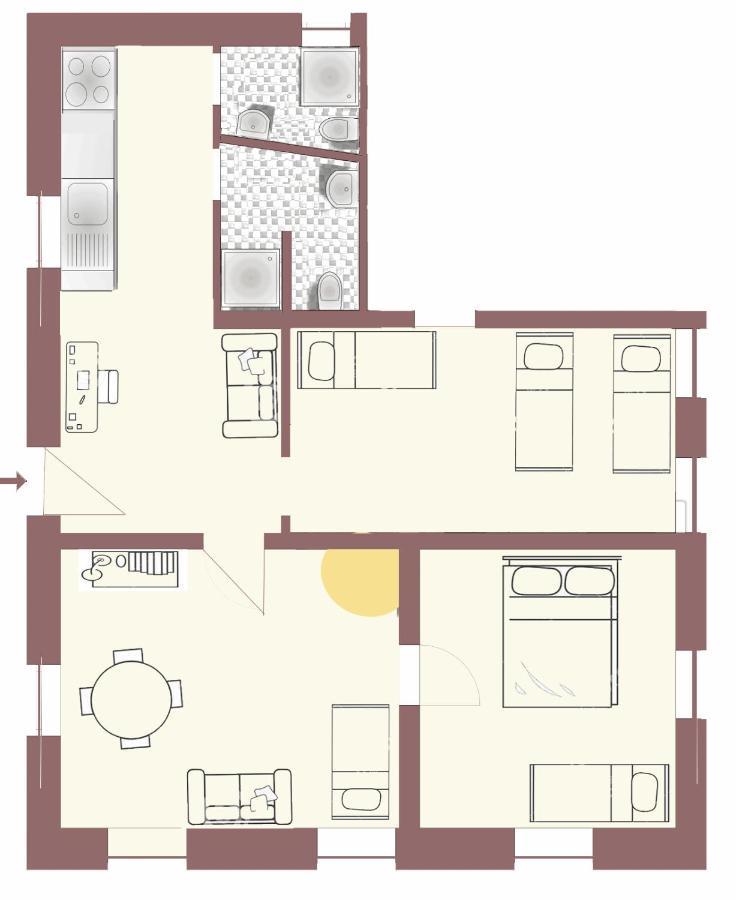 Ferienwohnung Elfriede - Wlan, 2 Baeder, Kueche, Freisitz, 2 Parkplaetze, Im Ortskern Malterdingen Extérieur photo